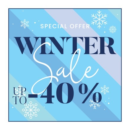 Winter Sale 40%